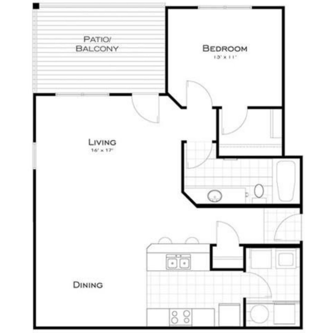 Marquette 1 Bedroom Flat