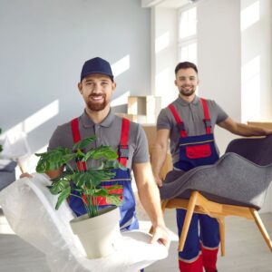men helping in apartment