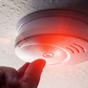 Testing a smoke alarm