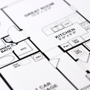 Apartment floor plan. 