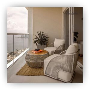 img of a stylish balcony